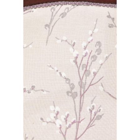 Antike Mahagoni Sitzbank Stoff gepolstert original britisch 1900