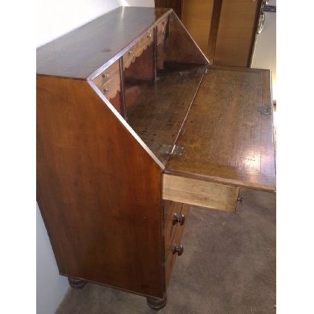 Schöner original antiker Eichen Sekretär englisch 1800