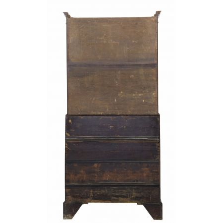 Sehr guter viktorianischer englischer Mahagoni Bücherschrank Sekretär antik 1800