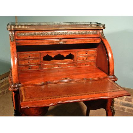 Englischer Antiker Nussbaum Sekretär 1890