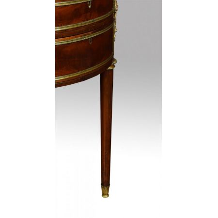 Edler antiker Mahagoni Empire Schreibtisch Nierenform England 1900