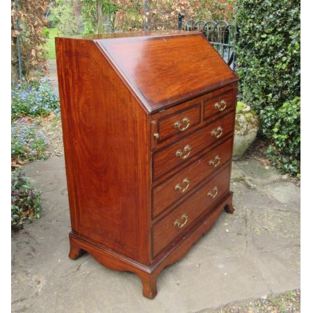 Sehr schöner antiker Satinholz Mahagoni Sekretär England circa 1900