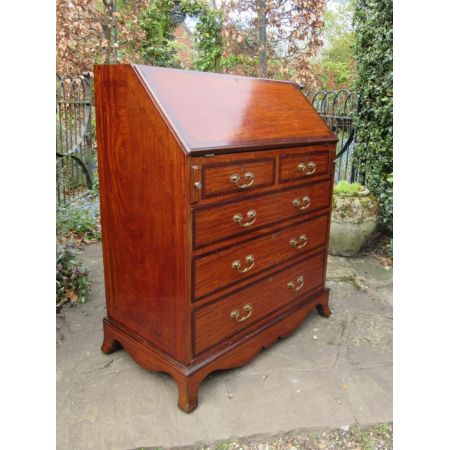 Sehr schöner antiker Satinholz Mahagoni Sekretär England circa 1900