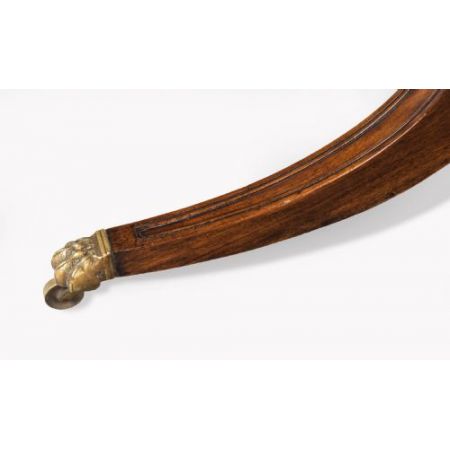 Original antiker englischer George III Mahagoni Esstisch 1820