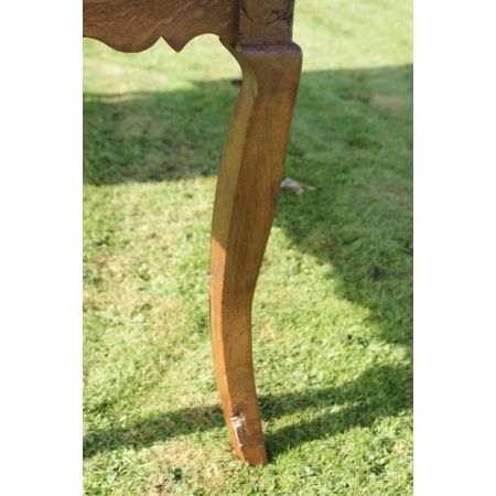 Großer original antiker französischer Eichen Esstisch 1890