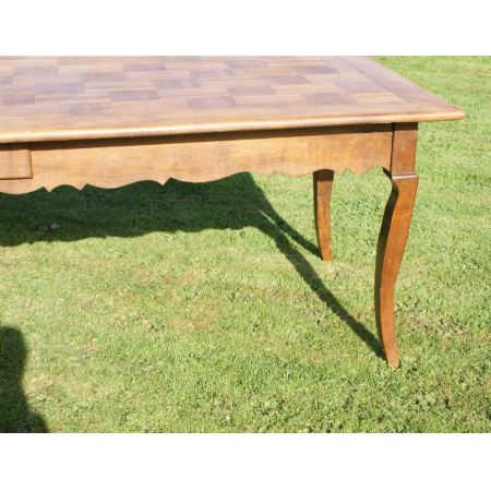 Großer original antiker französischer Eichen Esstisch 1890