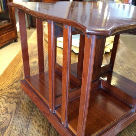 Original antikes Mahagoni Revolving Bookcase Tisch England 1890