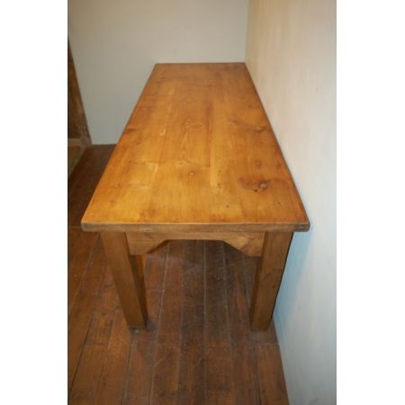 Antiker englischer Kiefern Esstisch Weichholz 1920