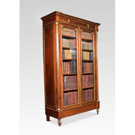 Toller antiker französischer Mahagoni Bücherschrank 1900