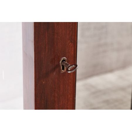 Original antike Mahagoni Vitrine England 1900