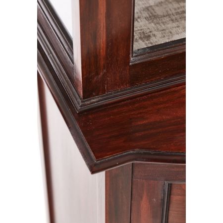 Original antike Mahagoni Vitrine England 1900