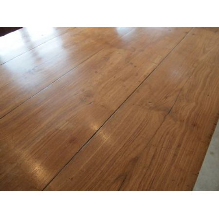 Feiner französischer viktorianischer antiker Landhaus Esstisch Kastanie ca 1850