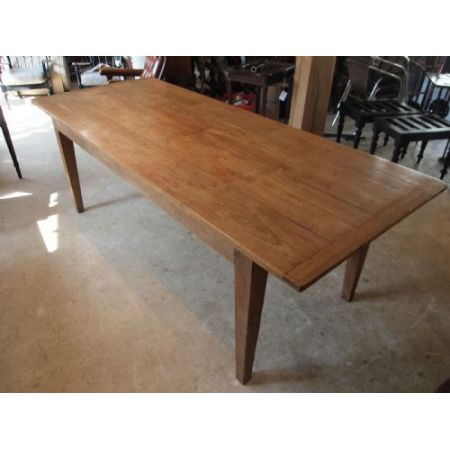 Feiner französischer viktorianischer antiker Landhaus Esstisch Kastanie ca 1850