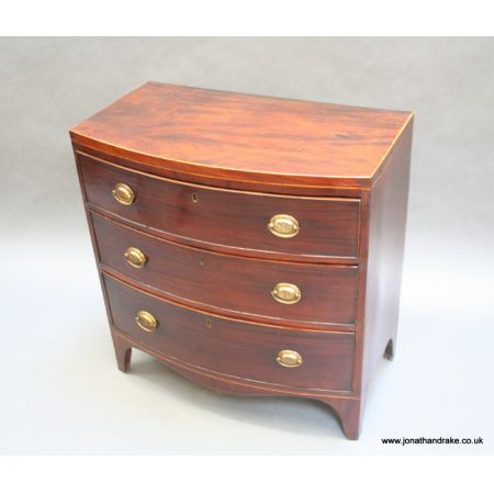 Original antike georgianische Mahagoni Kommode George III England 1800