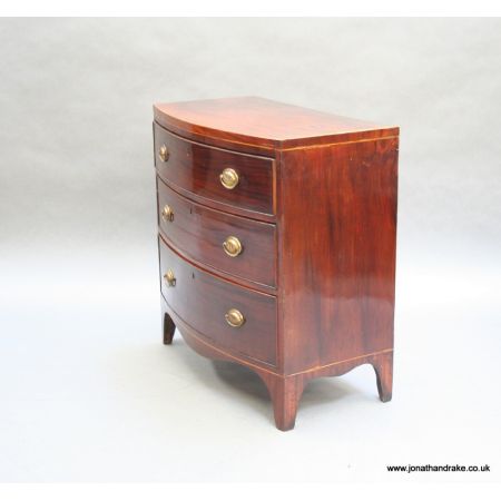 Original antike georgianische Mahagoni Kommode George III England 1800