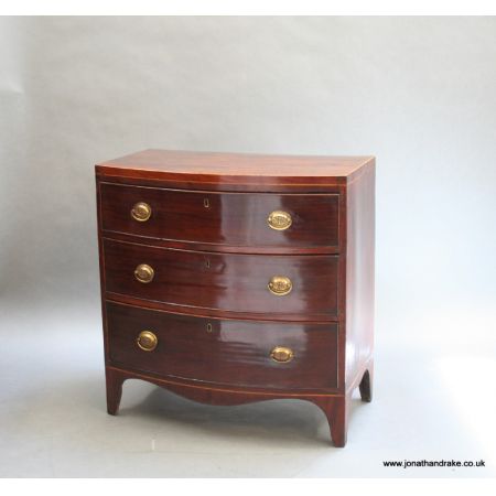 Original antike georgianische Mahagoni Kommode George III England 1800