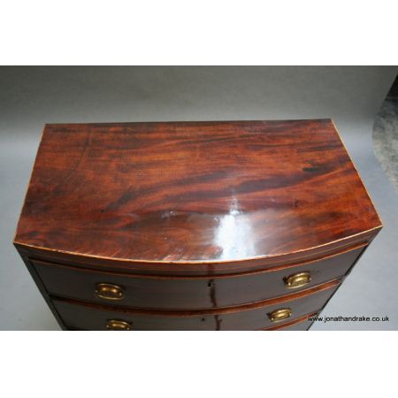 Original antike georgianische Mahagoni Kommode George III England 1800