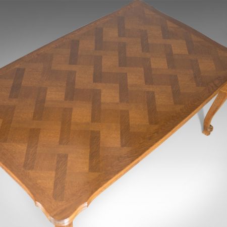 Französisicher Antiker Eichen Esstisch erweiterbar original 1910