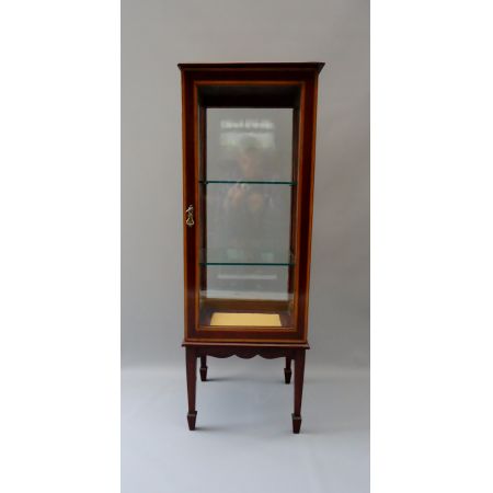 Kleine original antike Mahagoni Vitrine England 1900