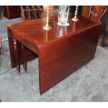 Großer original antiker Regency Mahagoni Esstisch erweiterbar 1790