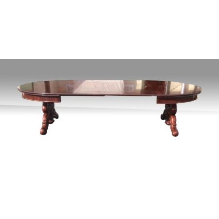 Großer original antiker Mahagoni Esstisch England 1860