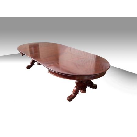 Großer original antiker Mahagoni Esstisch England 1860