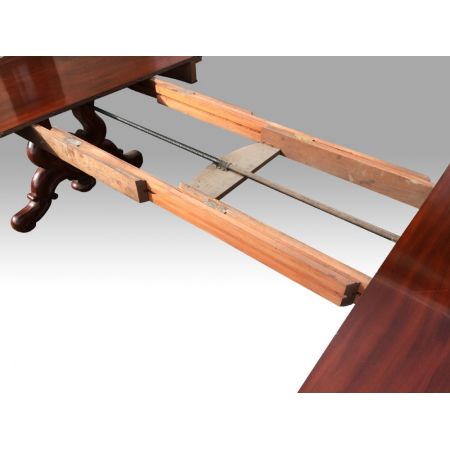 Großer original antiker Mahagoni Esstisch England 1860