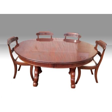 Großer original antiker Mahagoni Esstisch England 1860