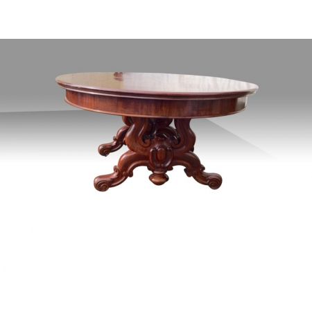 Großer original antiker Mahagoni Esstisch England 1860