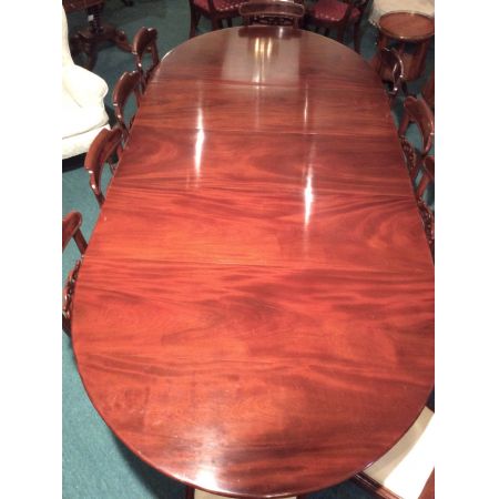 Großer original antiker Mahagoni Esstisch England 1860