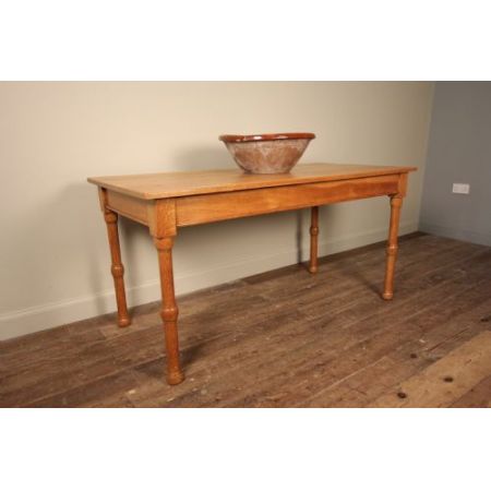 Englischer Antiker Arts & Crafts Kloster Eichen Esstisch 1900