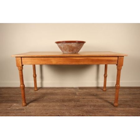 Englischer Antiker Arts & Crafts Kloster Eichen Esstisch 1900