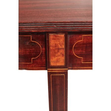 Praktischer Antiker englischer George III Mahagoni Tisch klappbar ca 1770