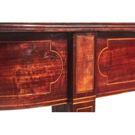 Praktischer Antiker englischer George III Mahagoni Tisch klappbar ca 1770