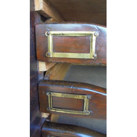 Original antiker Mahagoni Aktenschrank England 1900