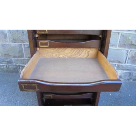 Original antiker Mahagoni Aktenschrank England 1900