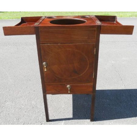 Georgianischer original antiker Mahagoni Waschtisch ca 1800