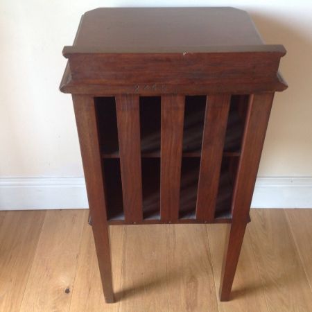 Antiker viktorianischer Mahagoni Nachtschrank England 1890