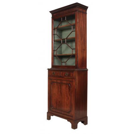 Großartiger Antiker Mahagoni Bücherschrank England 1890