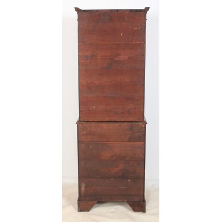 Großartiger Antiker Mahagoni Bücherschrank England 1890