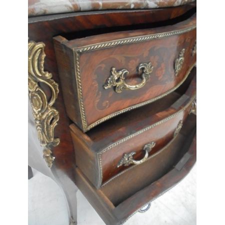 Französische edle antike Kingwood Kommode Louis XV 1880