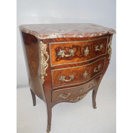 Französische edle antike Kingwood Kommode Louis XV 1880