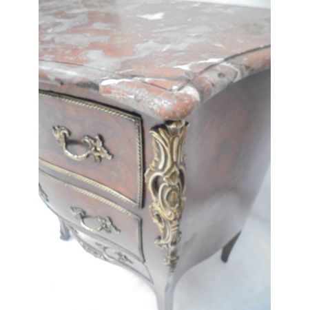 Französische edle antike Kingwood Kommode Louis XV 1880