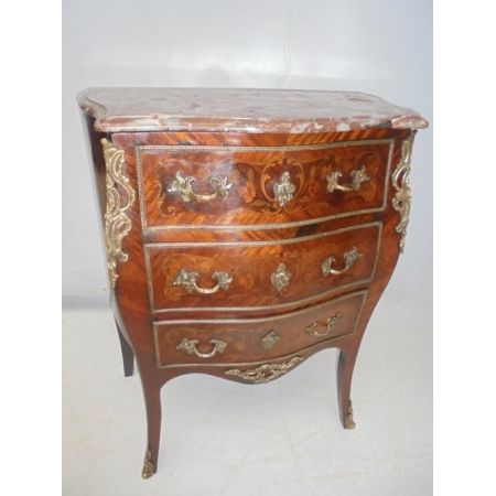 Französische edle antike Kingwood Kommode Louis XV 1880