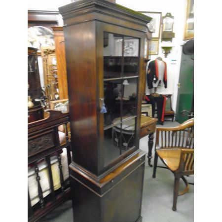 Zeitloses Antikes Englisches Mahagoniholz Bücherregal ca. 1910