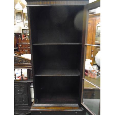 Zeitloses Antikes Englisches Mahagoniholz Bücherregal ca. 1910