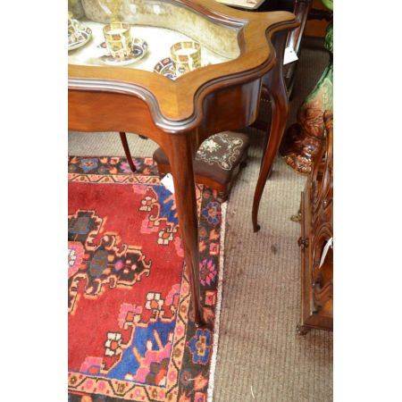 Tolle Antike Englische Viktorianische Mahagoni Vitrine ca. 1890