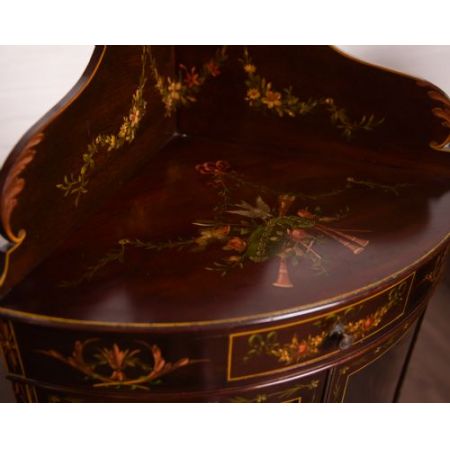 Ausgezeichnetes Antikes edwardianisches Mahagoni Sideboard Eckschrank englisch 1890