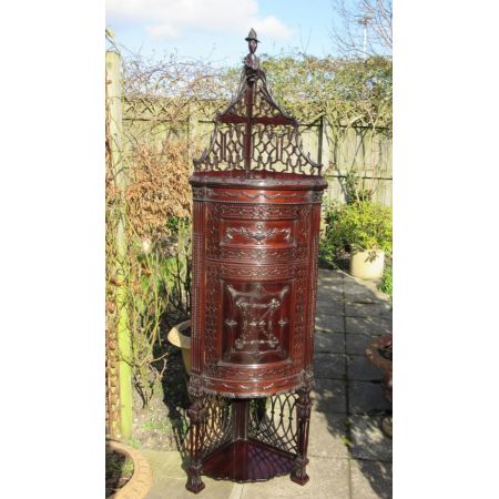 Antikes original edwardianisches Chippendale Mahagoni Sideboard 1910