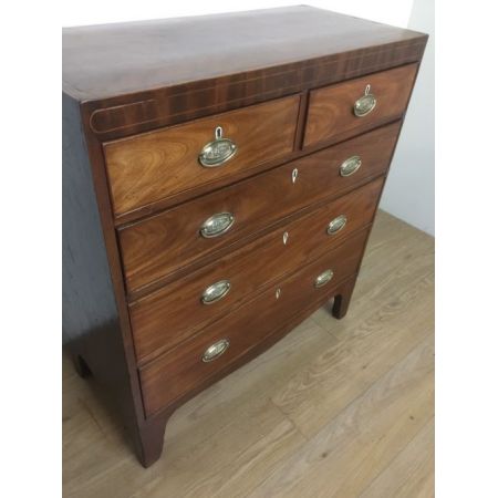 Georgianische original antike Mahagoni Kommode britisch ca 1800